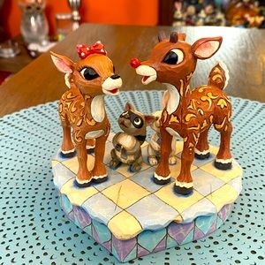 Jim Shore Rudolph and Clarice 4009800

Bunny is missing ear see pic